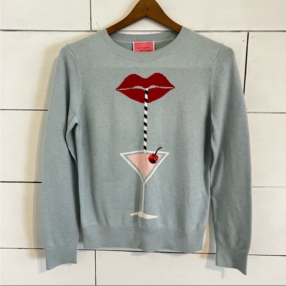 Kate Spade Cocktail Hour Sweater. Size XSmall. New with tags. - Picture 3 of 12